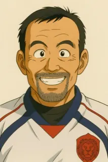 藤島さんの似顔絵